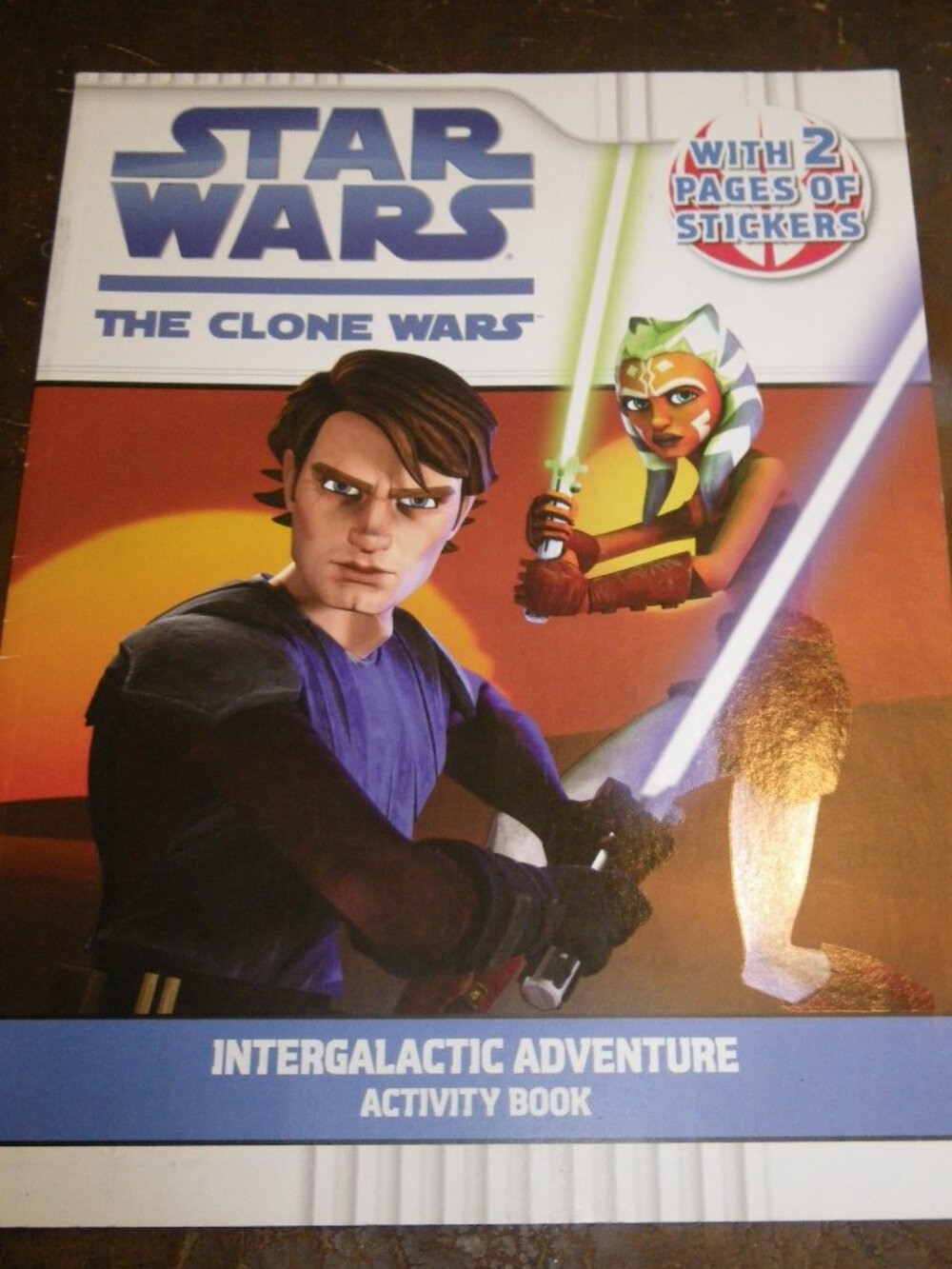 2008 Star Wars The Clone Wars Intergalactic Adventure Activity Book 2 Pg Sticker